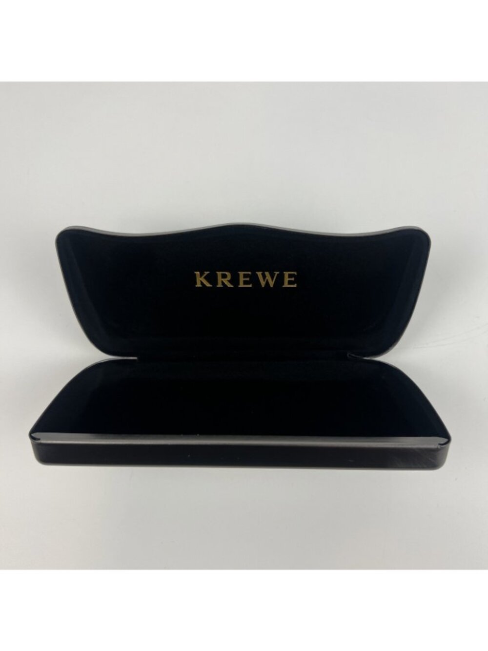 KREWE Sunglasses Hard Case Black Clamshell Microfiber Lined Preowned - Picture 4 of 4